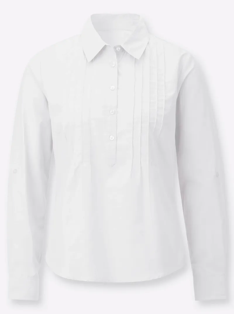 Witt Hemdbluse ecru, Ecru, – Produktbild 1 von 2
