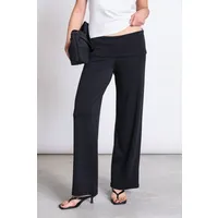 JAN N JUNE JAN 'N JUNE Damen vegan Leggings Foldover Naro Schwarz – Produktbild 1 von 1