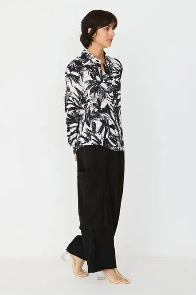 SKFK SKFK Langarm-Bluse ASUNE, Flowers, – Produktbild 3 von 3
