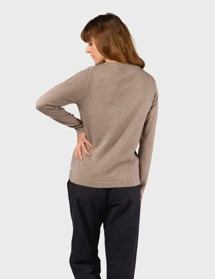 Klitmøller Collective Klitmøller Collective Pullover - Charlotte knit - aus mulesingfreier Merinowolle, Beige (sand), – Produktbild 3 von 4