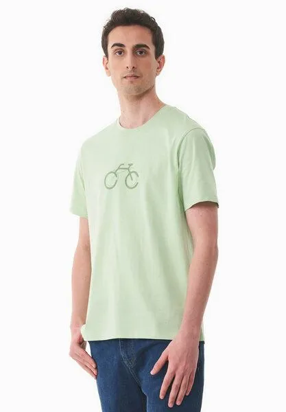 ORGANICATION ORGANICATION T-Shirt aus Bio-Baumwolle, Grün(foam green), – Produktbild 4 von 4