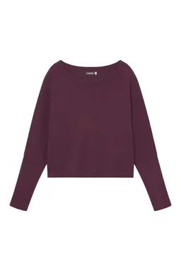 WiDDA WiDDA Damen vegan Pullover Slabby Knit Berry – Produktbild 1 von 1
