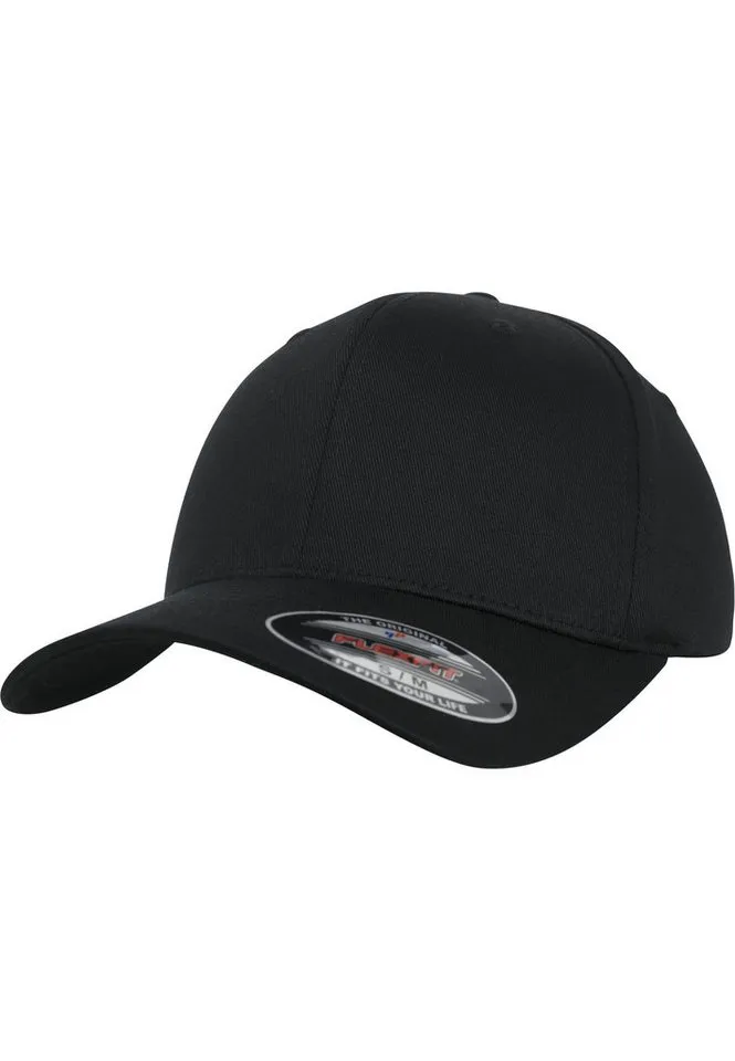 Flexfit Flexfit Organic Cotton Cap Yupoong 6Panel Full 6277OC, Schwarz, – Produktbild 1 von 6