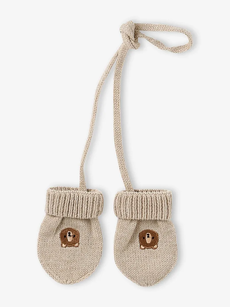 Vertbaudet Baby-Set aus Mütze, Beige, – Produktbild 3 von 4