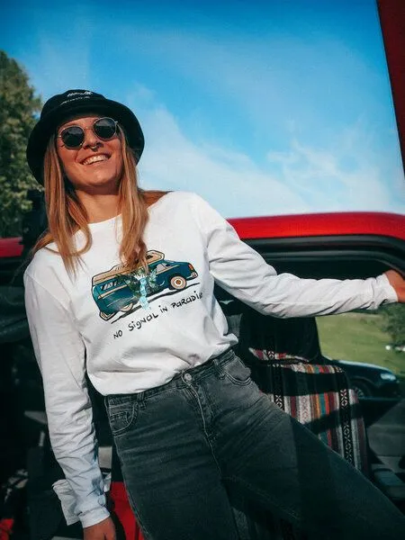 Zeachild Zeachild Vanlife - no signal in paradise Longsleeve Unisex – Produktbild 3 von 6