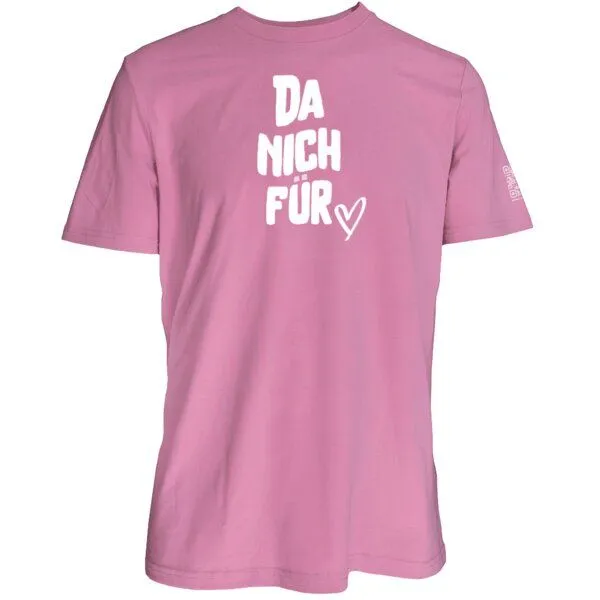 Spirit of Hamburg Spirit of Hamburg Biobaumwoll T-Shirt mit Spruch „Da nich für“, Pink, – Produktbild 1 von 2