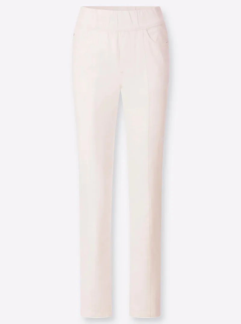 Witt Schlupfjeans ecru, Ecru, – Produktbild 2 von 2