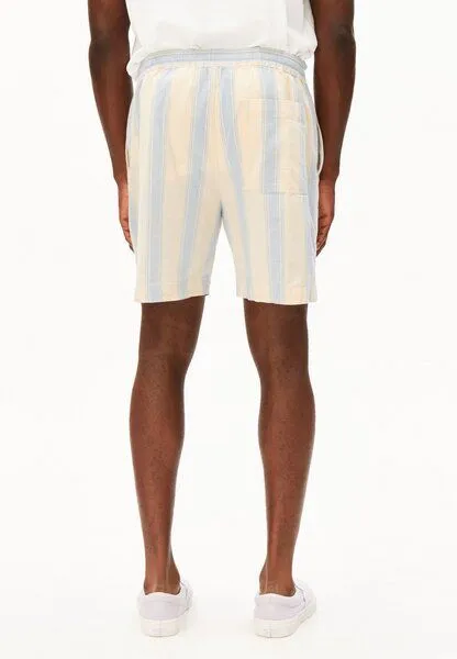 ARMEDANGELS ARMEDANGELS STRIPED Herren Shorts aus 100% Bio-Baumwolle, Wedgwood, – Produktbild 2 von 4