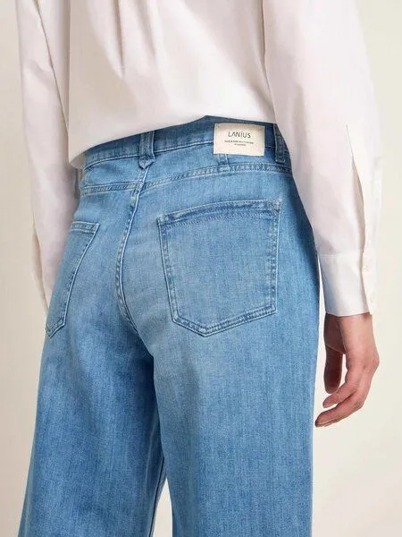 LANIUS LANIUS Relaxed Jeans aus Bio-Baumwolle, Blue, – Produktbild 3 von 4