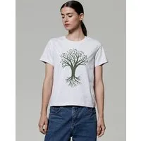 watapparel watapparel T-Shirt Frauen Baum, Cool heather grey, – Produktbild 1 von 1