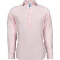 Panareha Panareha SAMUI Gestreiftes Leinen Popover Hemd, Rosa, – Produktbild 1 von 1