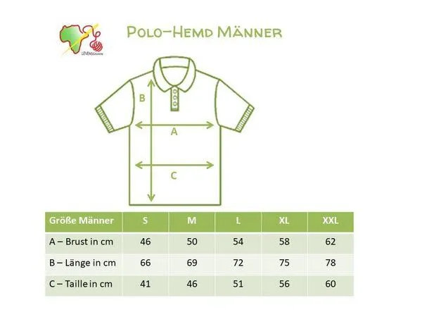 Levensgaarn Levensgaarn Polo-Hemd Männer, Weiß/schwarz, – Produktbild 4 von 4