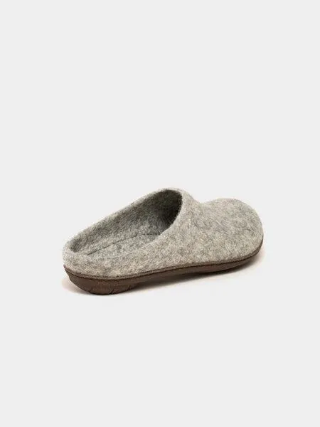 Magicfelt Magicfelt Wollfilz-Pantoffel Unisex PO-737, Grau(hellgrau), – Produktbild 2 von 4