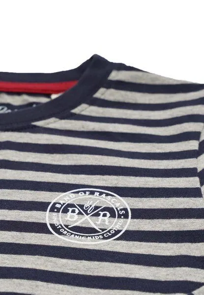Band of Rascals Band of Rascals Basic Striped Pyjama, Navy-grey, – Produktbild 2 von 3
