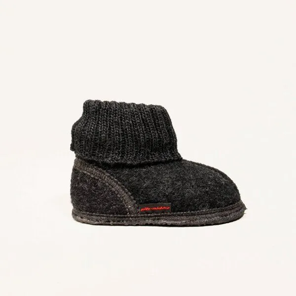 Kitz-Pichler Kitz-Pichler Walkpantoffel Oetz Kinder, Schwarz, – Produktbild 2 von 4