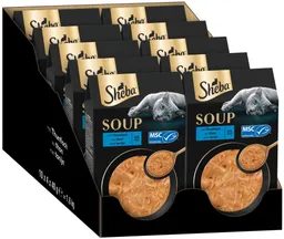 Sheba Sheba SHEBA® Portionsbeutel Multipack Soup mit Thunfisch 10 x 4 x 40g, Nassfutter für: Katze – Produktbild 1 von 1