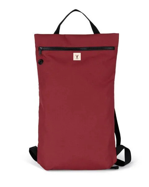 YTWOO YTWOO Flacher, recycelter City-Rucksack, Dunkelrot, – Produktbild 1 von 4