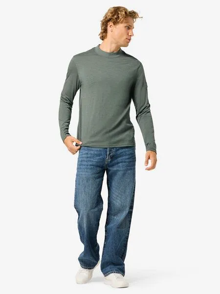 Super.Natural Super.Natural M Casual Rib Bio J LS für Herren, Eucalyptus, – Produktbild 3 von 4