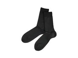 grödo Damen und Herren Socken Bio-Schurwolle Feinstrick schwarz Gr.43-44 – Produktbild 1 von 1