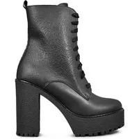 Altercore Altercore Damen vegan Stiefel Nagini, Schwarz, – Produktbild 2 von 3