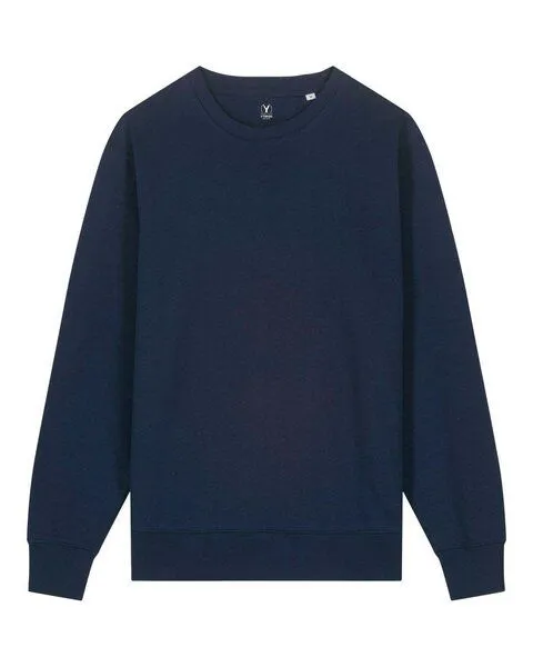 YTWOO YTWOO Essential Comfort: Unisex Terry Sweatshirt mit Rundhalsausschnitt, Navyblau, – Produktbild 1 von 3