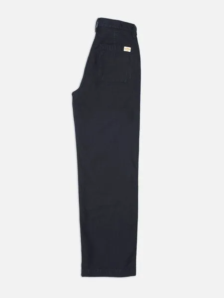 Nudie Jeans Nudie Jeans Wendy Pants aus Biobaumwolle - Back Sateen Indigo – Produktbild 3 von 4