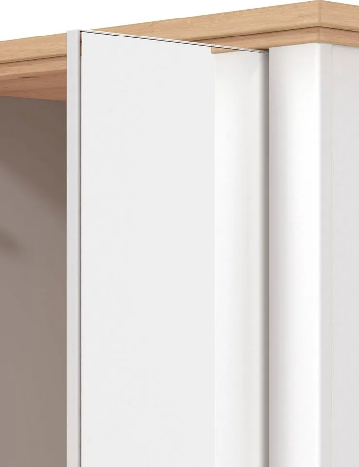 Home affaire Garderobenschrank Valencia, Weiß, – Produktbild 5 von 5