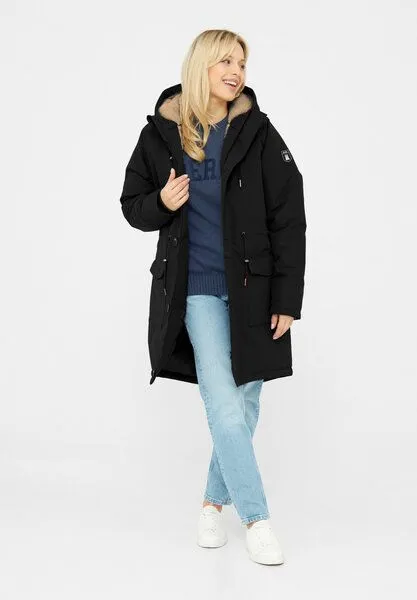 derbe derbe Winterjacke „Festholm“, Black/caramel, – Produktbild 3 von 4