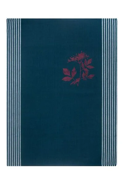 Hirschkind Hirschkind Bio & Fair-Trade-Geschirrtuch "Holunder", Petrol, – Produktbild 2 von 2
