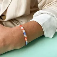 juni juni Breites Perlenarmband "Capri" mit verstellbarem Verschluss – Produktbild 1 von 1