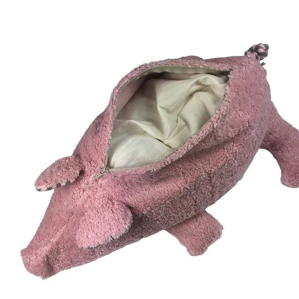 Pat und Patty Pat und Patty Bio Kuschelkissen "Schwein", rosa, 100 % Baumwolle kbA/GOTS – Produktbild 1 von 5