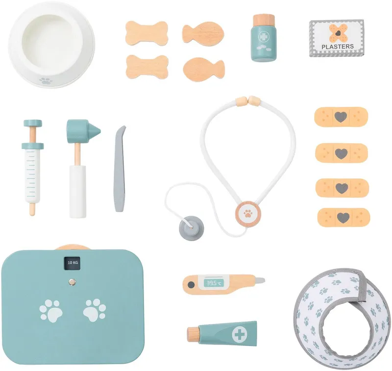 MUSTERKIND MUSTERKIND Spielzeug-Arztkoffer Tierarzt Zubehör Set Mentha, Bunt, – Produktbild 1 von 4