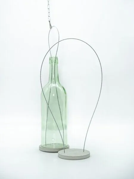 MaBe MaBe Hänge Windlicht - KLASSIK - schlicht, schön & nachhaltig - tolles Geschenk, Transparent, – Produktbild 3 von 4