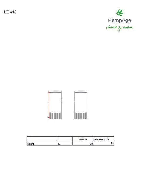 HempAge HempAge Wärmende Stulpen Hanf/Biobaumwolle, Thyme (grün), – Produktbild 1 von 4