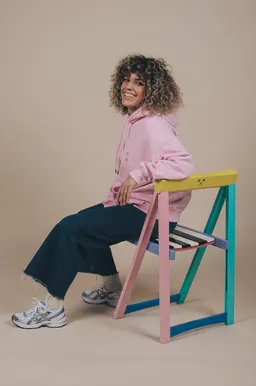 Trendsplant Trendsplant Damen vegan Oversized Hoodie Antonyo Marest X Trendsplant Gum Pink – Produktbild 1 von 1