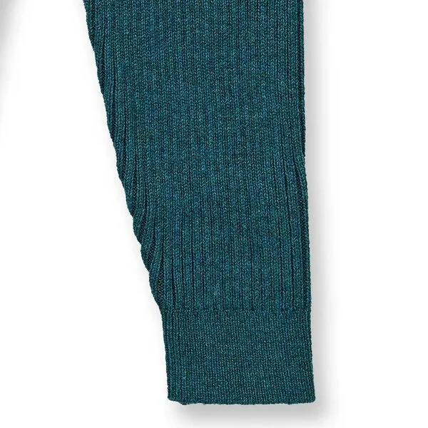 Sense Organics Sense Organics Babyleggings aus Strick, Modell YUMA, Dunkelgrün melange, – Produktbild 3 von 3