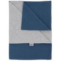 Hypf Hypf Babydecke Krabbeldecke Kuscheldecke Kinderwagendecke, Blau - grau, – Produktbild 1 von 1