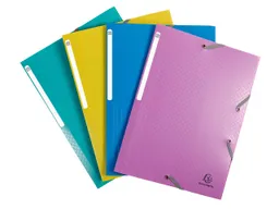 24 Exacompta Sammelmappen "Forever Young", DIN A4, Gummizug, 3 Klappen, sortiert – Produktbild 1 von 1