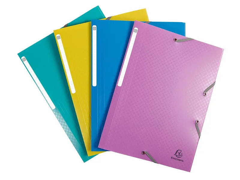 24 Exacompta Sammelmappen "Forever Young", DIN A4, Gummizug, 3 Klappen, Sortiert, – Produktbild 1 von 1