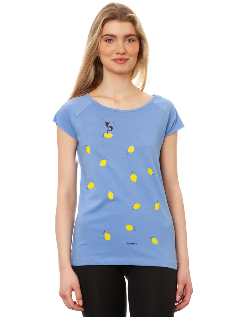 FellHerz Lemon Girl Cap Sleeve cornflower - XL – Produktbild 1 von 1