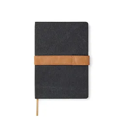 Vinga VINGA Bosler Notizbuch aus RCS recyceltem Canvas, schwarz, Schwarz, – Produktbild 1 von 1