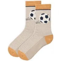 People Wear Organic People Wear Organic Socken sand geringelt Gr. 31-33 – Produktbild 1 von 1