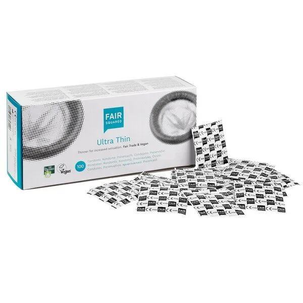 Fair Squared Fair Squared Kondome Ultra Thin - 100 Stück aus Naturkautschuklatex – Produktbild 4 von 5