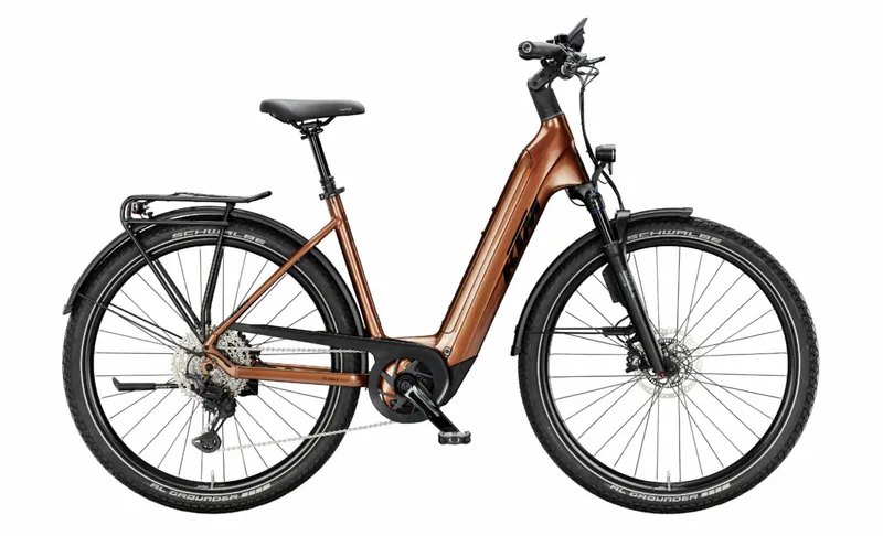 KTM KTM MACINA GRAN 810 ABS 29 - 29 Zoll 800Wh 11K Wave - TERRA (BLACK+ORANGE), Braun, – Produktbild 1 von 1
