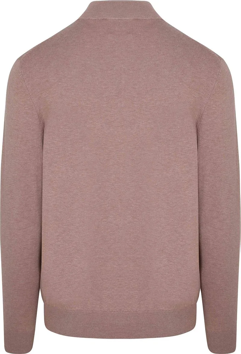 Profuomo Profuomo Half-Zip Pullover Luxury Basic Rosa - Größe L, Pink, – Produktbild 1 von 4