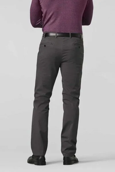 Meyer MEYER Soft Cotton Chino, Grau (anthrazit), – Produktbild 4 von 5