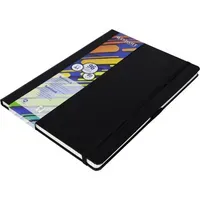 Westcott Westcott Notizbuch DIN A4 kariert, 192 Seiten im Hardcover, 80 g/m² FSC Mix-Papier, mit Innentasche, Lesezeichen, Gummizug und Stifthalter, Schwarz, – Produktbild 7 von 7