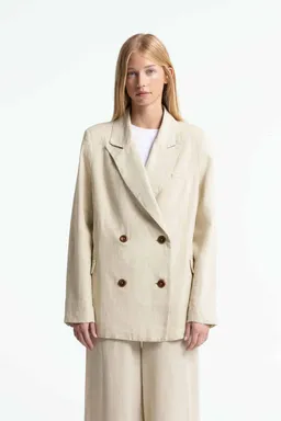 Kings Of Indigo Kings of Indigo Damen vegan Blazer Diana Beige – Produktbild 1 von 1