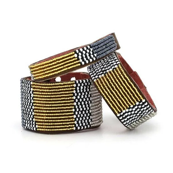 Swahili Coast Swahili Coast Perlenarmband & Armreif - ATLAS, Metallic (gold), – Produktbild 1 von 2