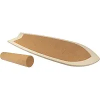 Balance Board "Surfer" mit Korkrolle, inkl. 1-farbiger beidseitiger Lasergravur – Produktbild 1 von 1